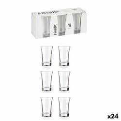 Foto van Set shotglazen glas 40 ml (24 stuks)