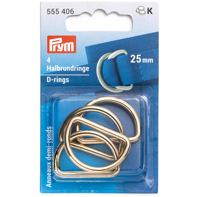 Foto van Prym d-ring 25mm 4st (krt)