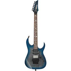 Foto van Ibanez j.custom rg8870-sde sodalite elektrische gitaar met koffer en certificaat van echtheid