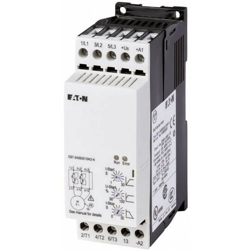 Foto van Eaton ds7-340sx012n0-n 134911 softstarter motorvermogen bij 400 v 5.5 kw motorvermogen bij 230 v 3 kw 24 v/dc nominale stroom 12 a