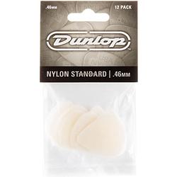 Foto van Dunlop nylon standard 0.46mm 12-pack plectrumset crème