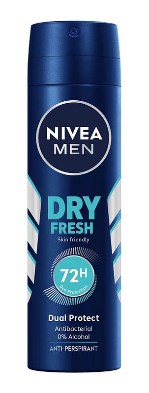 Foto van Nivea men dry fresh deodorant spray