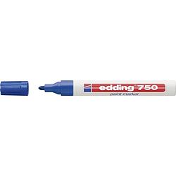 Foto van Edding 4-750003 edding 750 paint marker lakmarker blauw 2 mm, 4 mm 1 stuks/pack