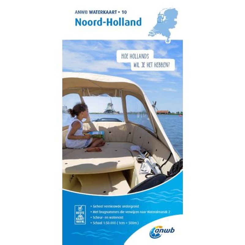 Foto van Noord-holland - anwb waterkaart