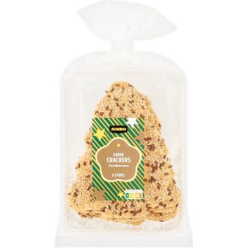 Foto van Jumbo zadencrackers kerstboomvorm 6 stuks 150g