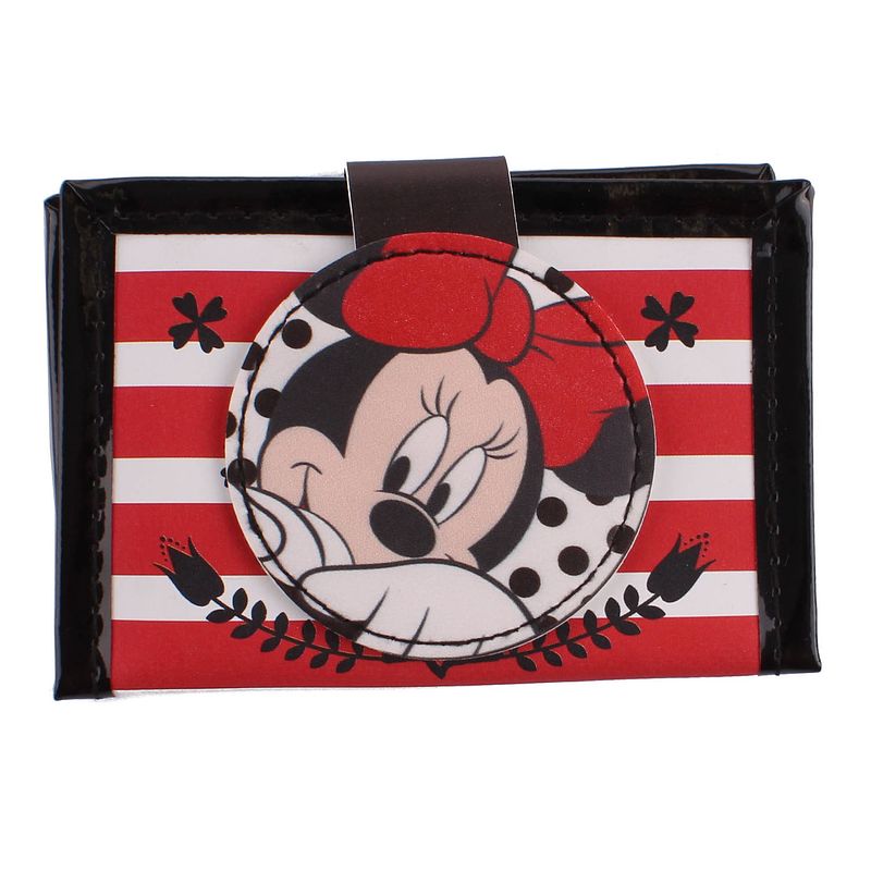 Foto van Disney portemonnee minnie mouse 11,5 cm zwart/rood