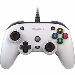 Foto van Nacon pro compact controller xbox one/series x|s/pc (wit)