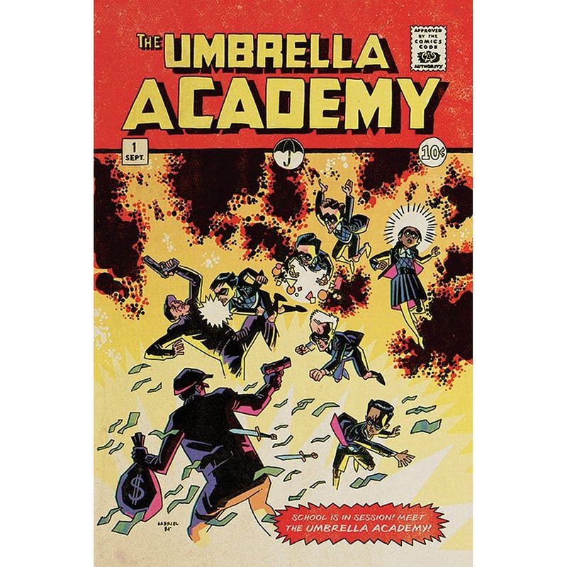 Foto van Pyramid the umbrella academy school is in session poster 61x91,5cm