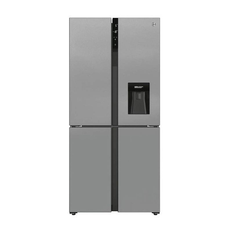 Foto van Hoover hsc818fxwd - koelkast met meerdere deuren - 432l - total no frost - h 183 cm x l 83 cm - 41 db(a) - faux inox
