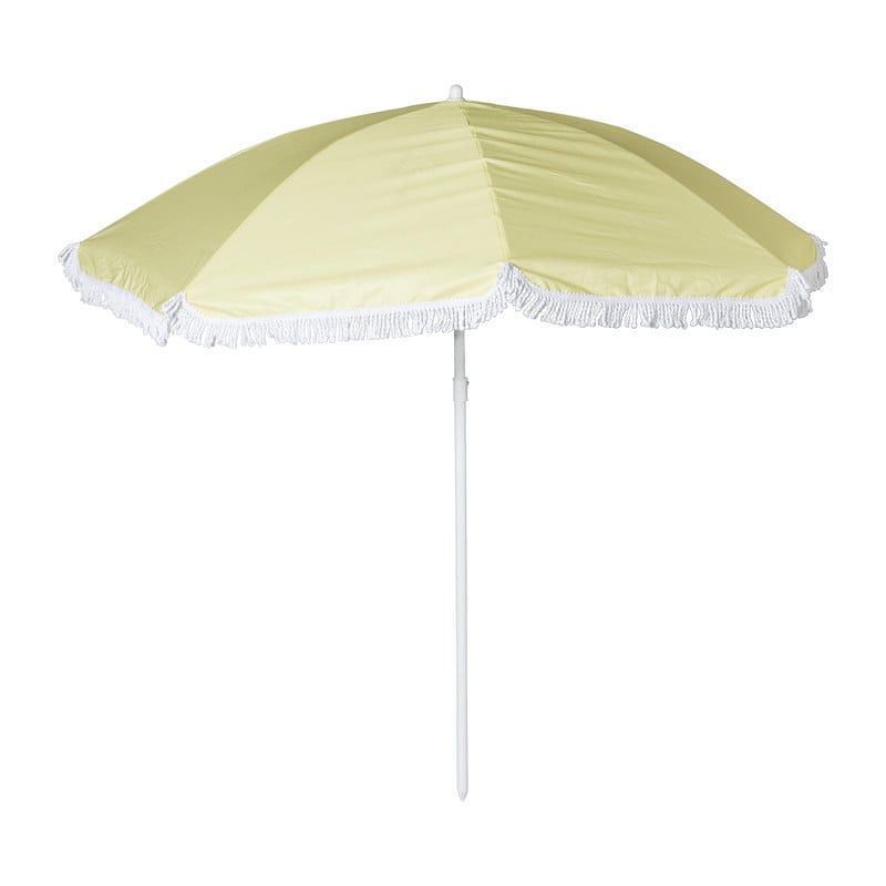 Foto van Strandparasol tess - geel - ø150 cm