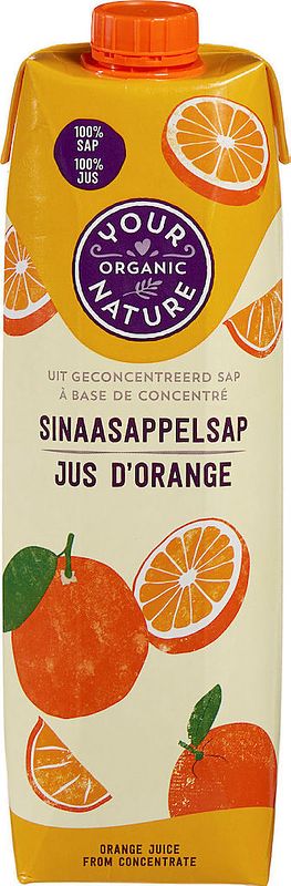 Foto van Your organic nature sinaasappelsap