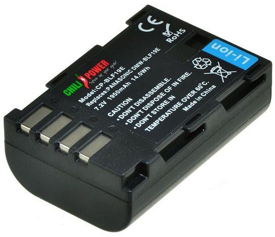 Foto van Chilipower dmw-blf19e accu voor panasonic - 1950mah