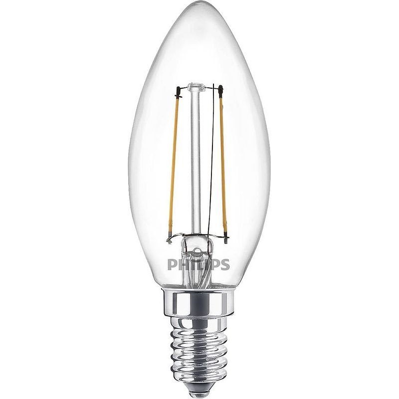 Foto van Philips led lamp e14 2w kaars