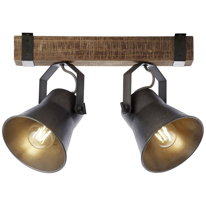 Foto van Brilliant 85829/46 decca plafondlamp e27 zwart