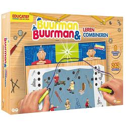 Foto van Buurman en buurman educatief spel leren combineren