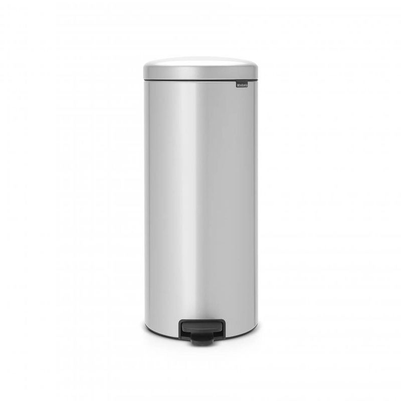 Foto van Brabantia newicon pedaalemmer 30 liter met kunststof binnenemmer - metallic grey