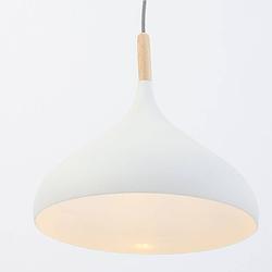 Foto van Lightning - scandinavische hanglamp wit 30cm - wit