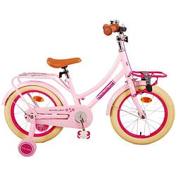 Foto van Volare excellent kinderfiets - meisjes - 16 inch - roze - 95% afgemonteerd