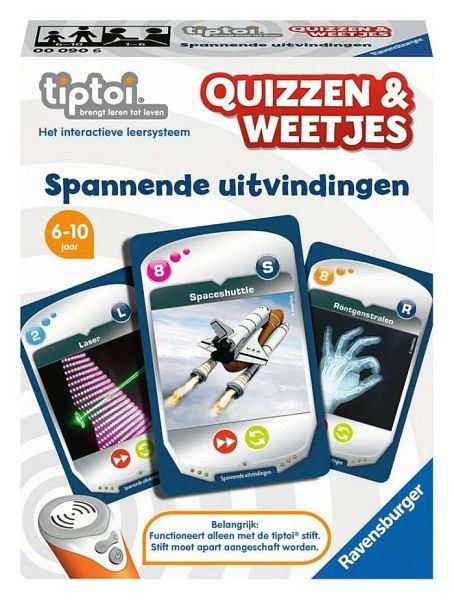 Foto van Tiptoi quizzen en weetjes uitvinding