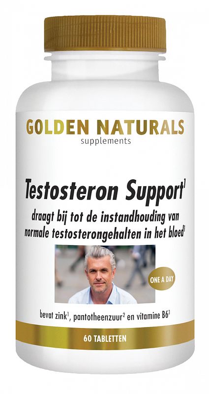 Foto van Golden naturals testosteron support tabletten