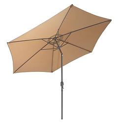 Foto van Goodvibes - kantelbare stalen parasol 270 cm - taupe