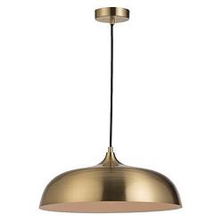 Foto van Hanglamp quinn e27 goud 120xø40 cm - leen bakker