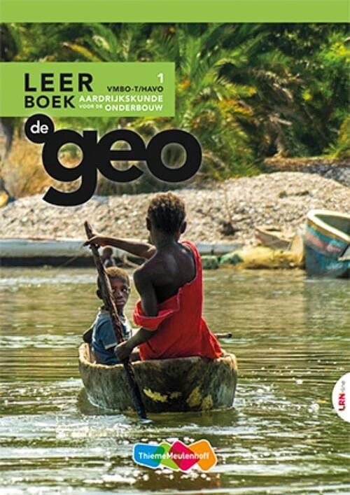 Foto van De geo lrn-line online + boek 1 vmbo-t/havo + basisboek - paperback (9789006185379)