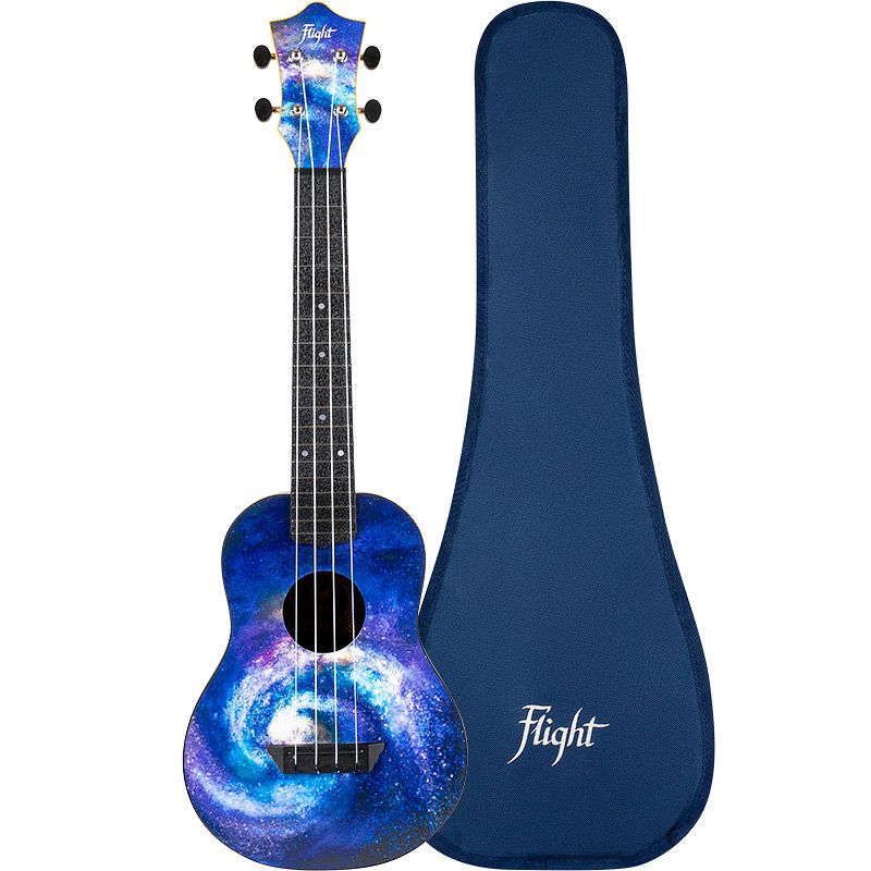 Foto van Flight travel series tuc space concert ukelele met gigbag