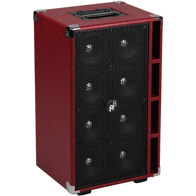 Foto van Phil jones bass c8 bascabinet 8x5 inch 800 watt - rood