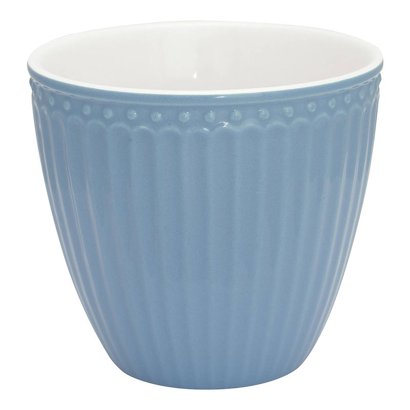 Foto van Greengate beker (latte cup) alice nordic sky blauw 300 ml - ø 10 cm