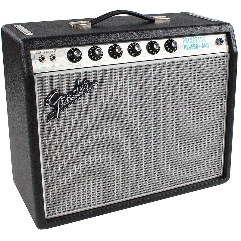 Foto van Fender 68 custom princeton reverb buizenversterker combo