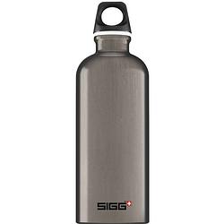 Foto van Sigg waterfles traveller 0,6 liter donkergrijs/bruin