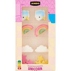 Foto van Jumbo taartdecoratie unicorn 25 g