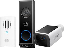 Foto van Eufy video doorbell e340 met chime + eufy solocam s220 solar