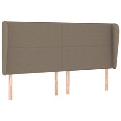 Foto van The living store hoofdeind bedombouw - 163 x 23 x 118/128 cm - taupe