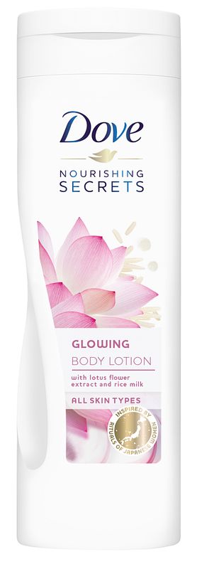 Foto van Dove nourishing secrets glowing body lotion