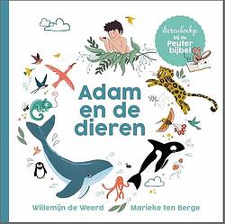 Foto van Adam en de dieren - willemijn de weerd - kartonboekje;kartonboekje (9789033835995)