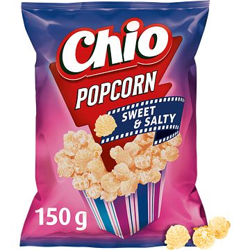 Foto van 2 voor € 2,75 | chio popcorn sweet & salty 150g aanbieding bij jumbo