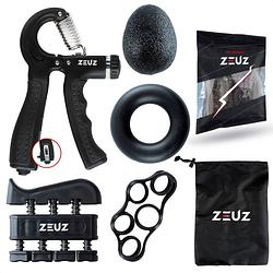 Foto van Zeuz® 5-delige fitness handtrainer set - trainer voor hand, onderarm, pols & vingers