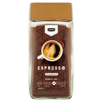 Foto van Jumbo espresso oploskoffie 100g