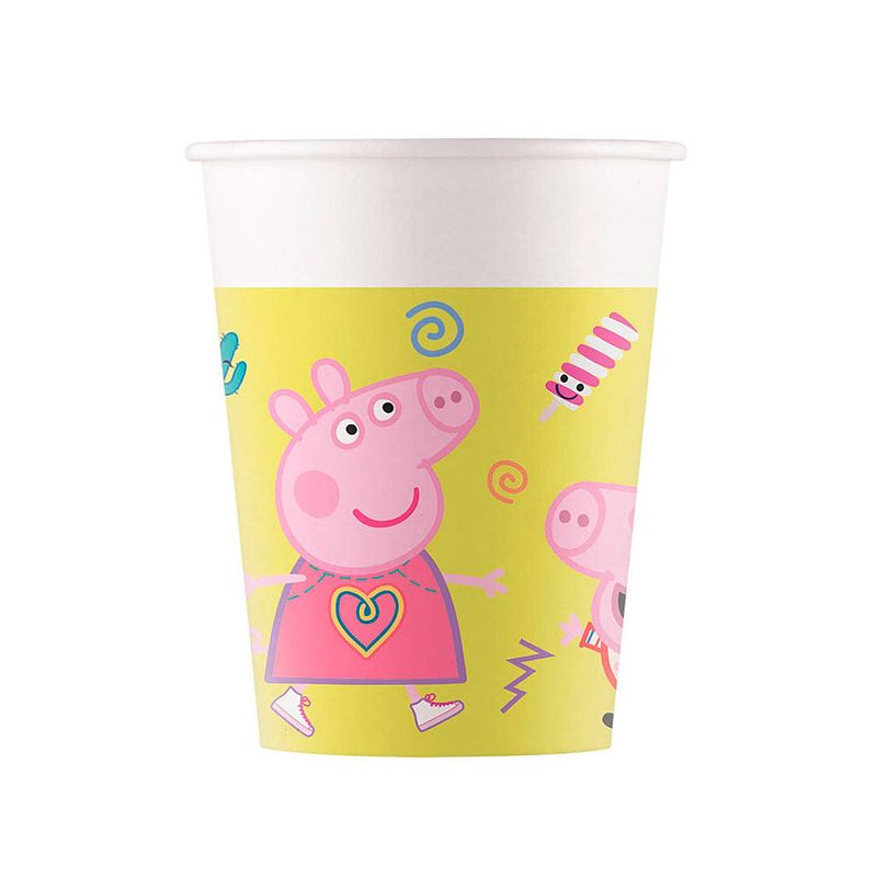 Foto van Peppa pig bekers peppa pig, 8st.