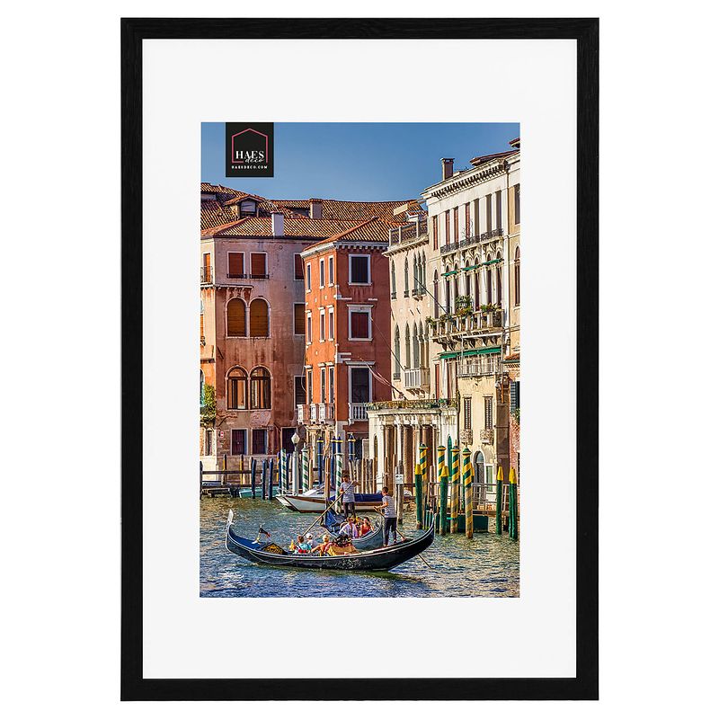 Foto van Haes deco - houten fotolijst venezia zwart 30x45 of 40x60 -sp12960