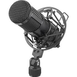 Foto van Renkforce rf-mic-510 usb-microfoon usb incl. koffer, incl. shockmount, incl. windkap, incl. kabel, incl. microfoonstatief