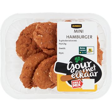 Foto van 4+2 gratis | jumbo mini hamburger gegaard 210g aanbieding bij jumbo