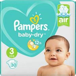 Foto van Pampers baby dry maat 3 - 30 luiers
