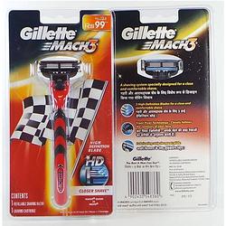 Foto van Gillette mach3 scheerapparaat hd 1 scheermesje