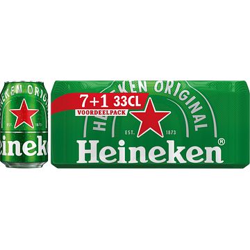 Foto van Heineken original blikken voordeelpack 8 x 330ml bij jumbo