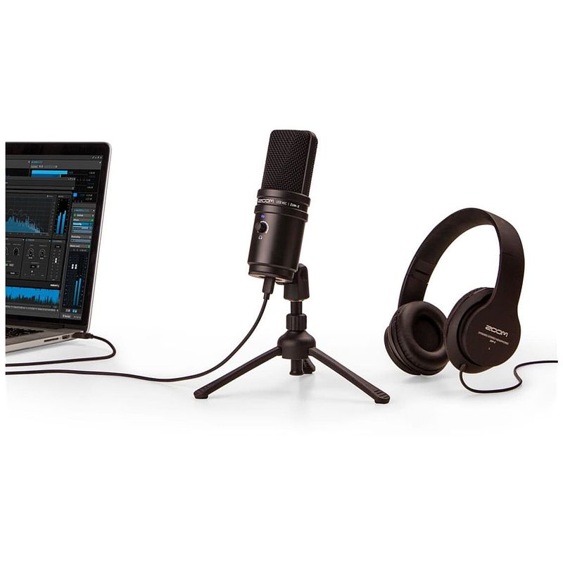 Foto van Zoom zum-2 pmp podcast mic pack