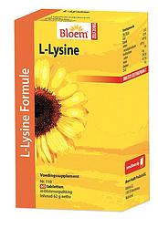 Foto van Bloem l-lysine tabletten