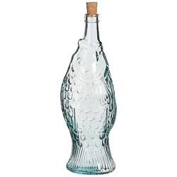 Foto van Fidrio glass fles in visvorm côte dazur gerecycled glas